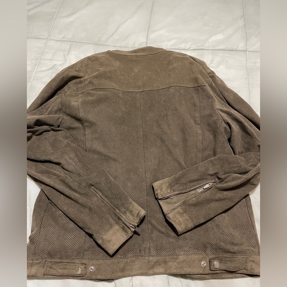 Zara Man Brown Suede Jacket - Picture 5 of 6